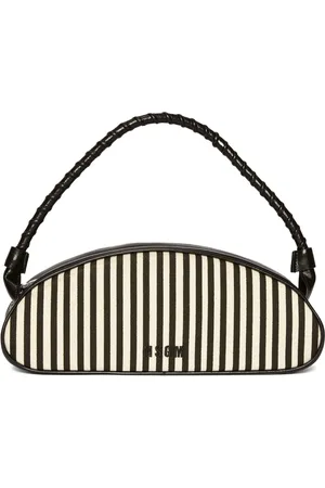 Msgm Sac à main à rayures