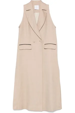 ELEVENTY Gilet long à design matelassé
