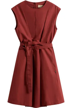 Woolrich Robe en popeline à taille ceinturée