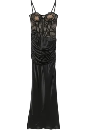 GIUSEPPE DI MORABITO Robe en satin à coupe longue