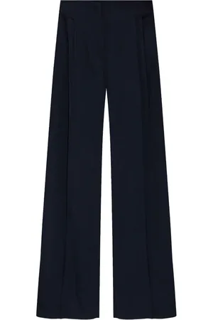 Emporio Armani Pantalon palazzo à détails plissés