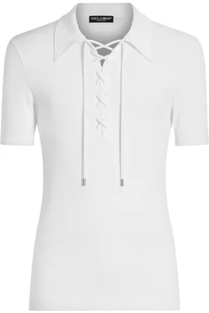 Dolce & Gabbana Polo lacé à manches courtes
