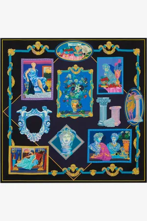 VERSACE Grand foulard Gallery en soie