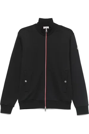 Moncler Sweat en coton à bords tricolores