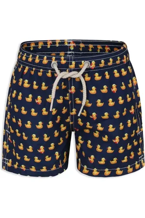MC2 SAINT BARTH Short de bain à imprimé graphique