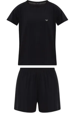 Emporio Armani Pyjama à logo strassé