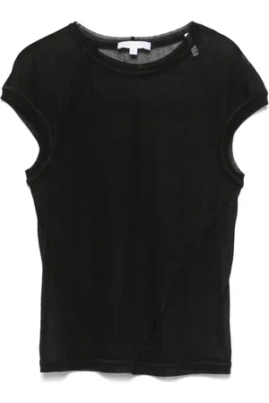 Helmut Lang Haut transparent à design torsadé