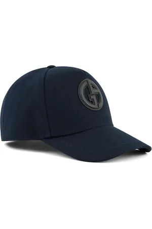 Giorgio Armani Casquette en coton à logo appliqué