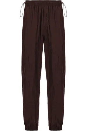 Salvatore Ferragamo Pantalon de jogging à effet froissé