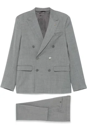 Manuel Ritz Costume à veste à boutonnière croisée