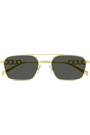 Gucci Lunettes de soleil à monture navigateur