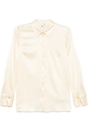Elisabetta Franchi Blouse satiné à poignets superposés