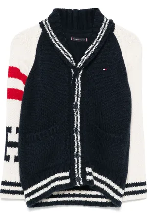 Tommy Hilfiger Cardigan à logo en intarsia
