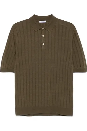 Boglioli Polo à design nervuré