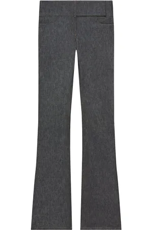 Courrèges Jean évasé à taille ceinturée
