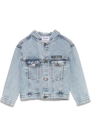 Moschino Veste Teddy à empiècement monogrammé