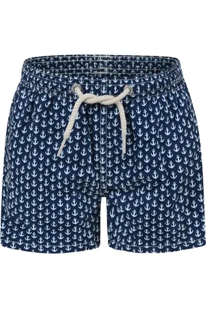 MC2 SAINT BARTH Short de bain à imprimé ancres