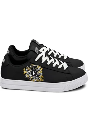 VERSACE Baskets à logo imprimé
