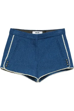 Msgm Short court à bords rayés