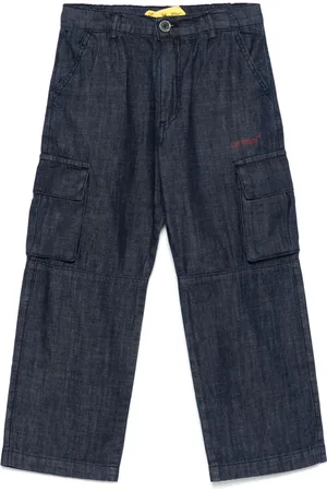OFF-WHITE Jean cargo Diagonal Bookish
