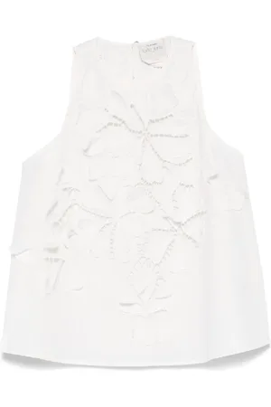 FORTE FORTE Blouse à appliques fleurs