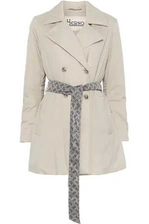 HERNO Trench à taille ceinturée
