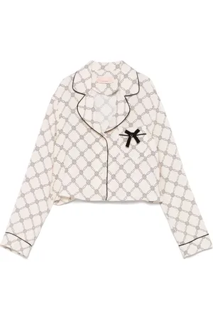 Elisabetta Franchi Chemise à logo imprimé