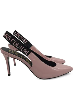VERSACE Escarpins à bride arrière à logo