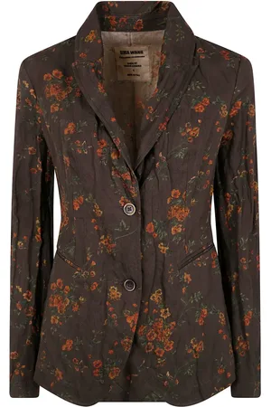 UMA WANG Blazer à fleurs imprimées