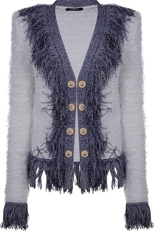 Balmain Veste à franges