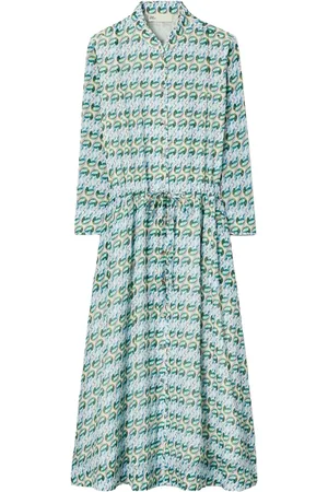 Tory Burch Robe mi-longue à imprimé graphique