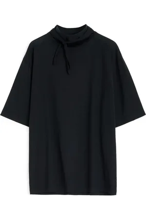LEMAIRE T-shirt à détail de foulard