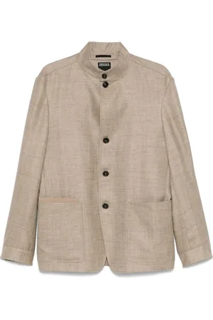 Ermenegildo Zegna Blazer en tissu flammé