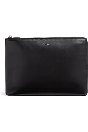 Ermenegildo Zegna Pochette en cuir