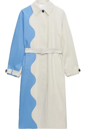 Msgm Trench à design bicolore