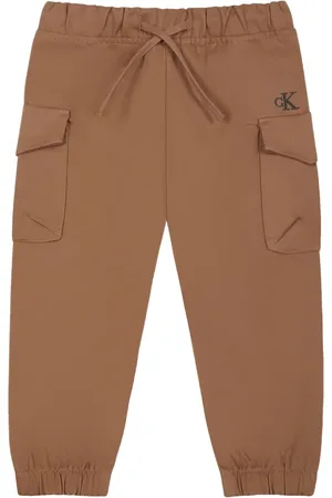 Calvin Klein Pantalon cargo à logo brodé