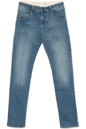 Emporio Armani Jean à taille à logo