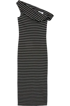 Msgm Robe longue à détail noué