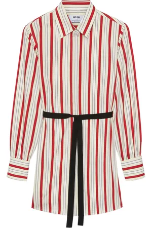 Msgm Robe courte à rayures