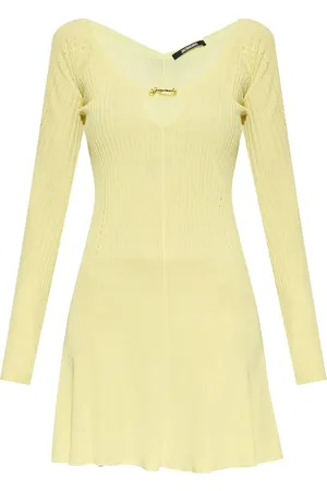 Jacquemus Robe courte nervurée La Robe