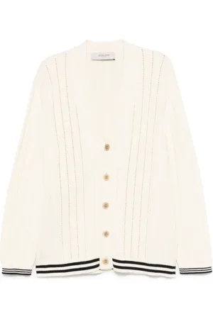 Golden Goose Cardigan en maille torsadée