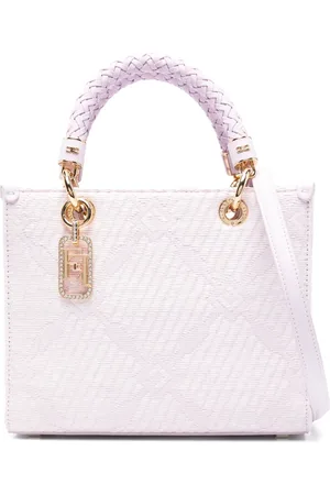 Elisabetta Franchi Sac à main à motif en jacquard