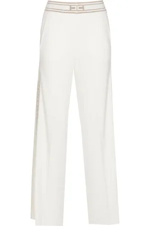 Elisabetta Franchi Pantalon à bandes contrastantes