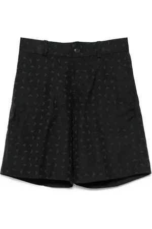 Emporio Armani Short à monogramme en jacquard