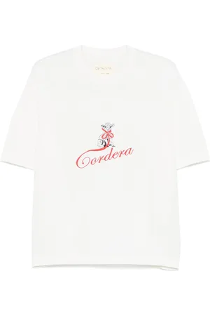 CORDERA T-shirt en mérinos à logo brodé