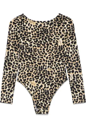 MISS BLUMARINE Body à imprimé animalier