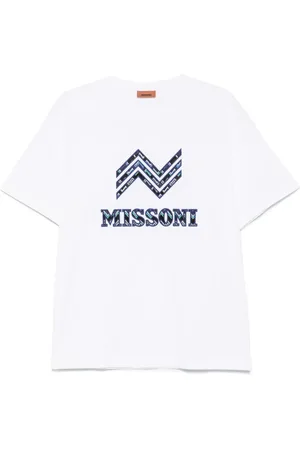 Missoni T-shirt en coton à col rond