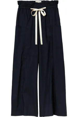 Plan C Pantalon droit à lien de resserrage