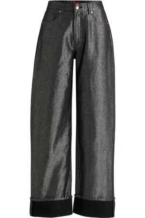 HUGO BOSS Jean métallisé à taille haute