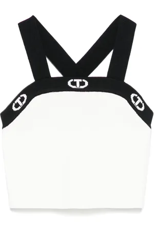 Twin-Set Haut en maille à design nervuré